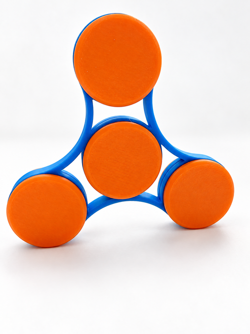 Four-Way Spinner Fidget — another angle